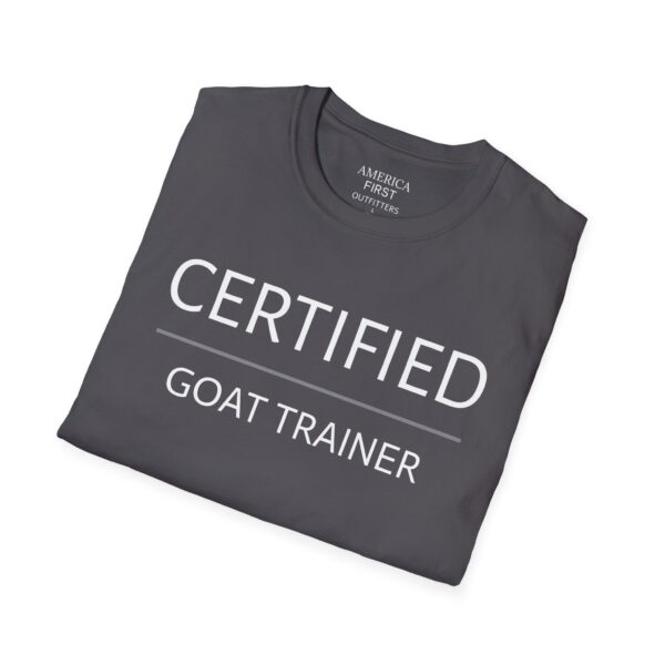 Hilarious "Certified Goat Trainer" Unisex T-shirt! - Image 12