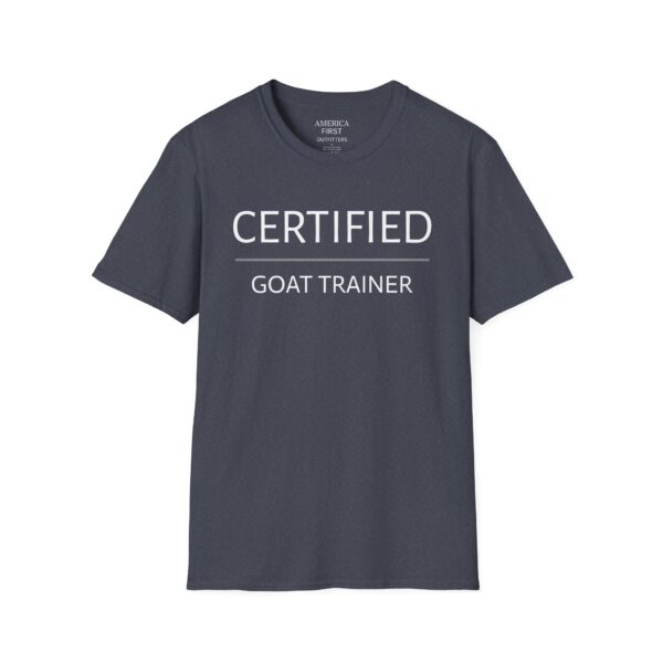 Hilarious "Certified Goat Trainer" Unisex T-shirt! - Image 17