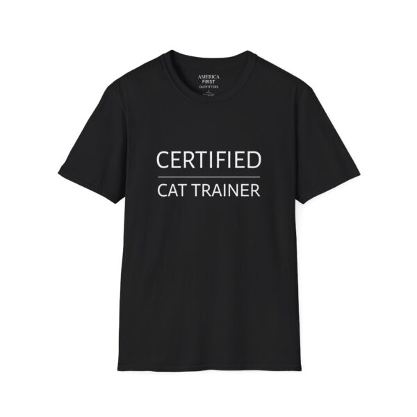 Funny "Certified Cat Trainer" Unisex T-Shirt
