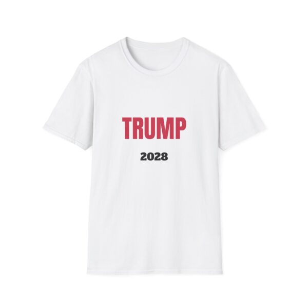 Trump 2028 Unisex Softstyle T-Shirt, Political Tee, Election Apparel, Casual Wear, Gift for Supporters, Funny Statement Shirt