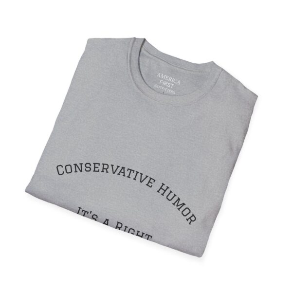 Conservative Humor Unisex Softstyle T-Shirt | Funny Graphic Tee, Political Humor Shirt, Conversational Wear, Gift Idea for Events - Image 8