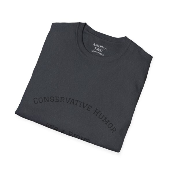 Conservative Humor Unisex Softstyle T-Shirt | Funny Graphic Tee, Political Humor Shirt, Conversational Wear, Gift Idea for Events - Image 24