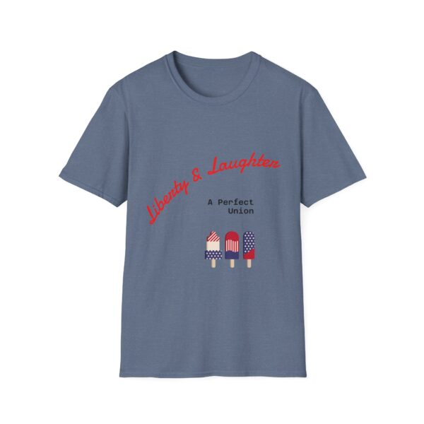 Liberty & Laughter Unisex Tee, Fourth of July Outfit, Summer Casual Wear, Unisex Softstyle Shirt, Celebration Top - Image 25