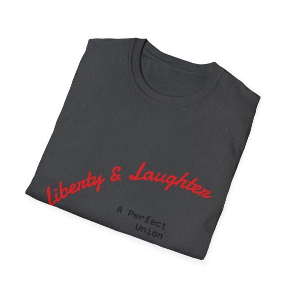 Liberty & Laughter Unisex Tee, Fourth of July Outfit, Summer Casual Wear, Unisex Softstyle Shirt, Celebration Top - Image 24